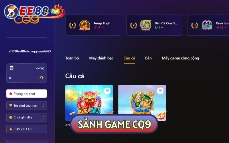 CQ9 cũng là một sảnh game có số lượng thành viên tham gia đông đảo nhất