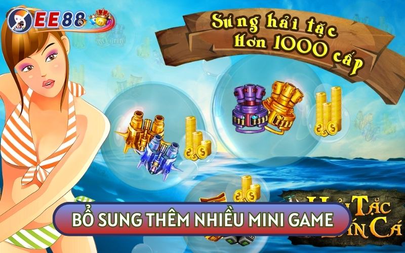 Game còn được bổ sung nhiều mini game thú vị có tỷ lệ thưởng lớn