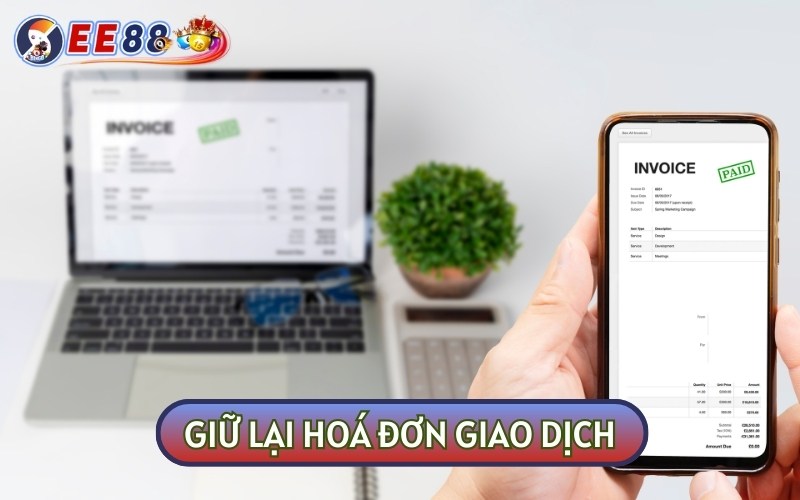 Hãy giữ lại biên lai giao dịch để đối phó với các trường hợp phát sinh sau này