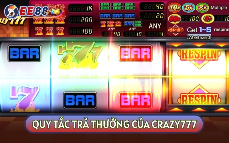 Giống với nhiều tựa game Slot khác, Crazy777 cũng sẽ có một số quy tắc trả thưởng