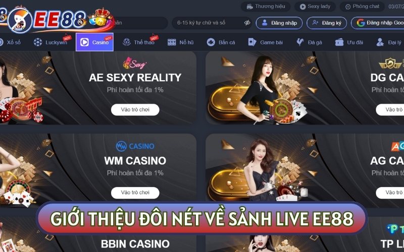 SẢNH LIVE hiện là một trong những sân chơi giải trí được nhiều người lựa chọn